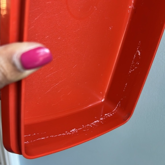 Vintage Tupperware Rectangle Storage Container and Small Snack Container Bundle - Picture 9 of 10